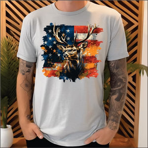 Children Patriotic Deer T-Shirt