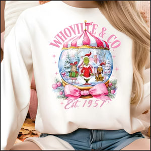 Adult Grinch Whoville and Co Sweatshirt